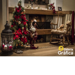 Fondo Navidad, impreso en lona blackout mate. Ideal sesiones fotográficas.