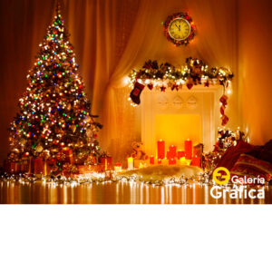 Fondo Navidad, impreso en lona blackout mate. Ideal sesiones fotográficas.